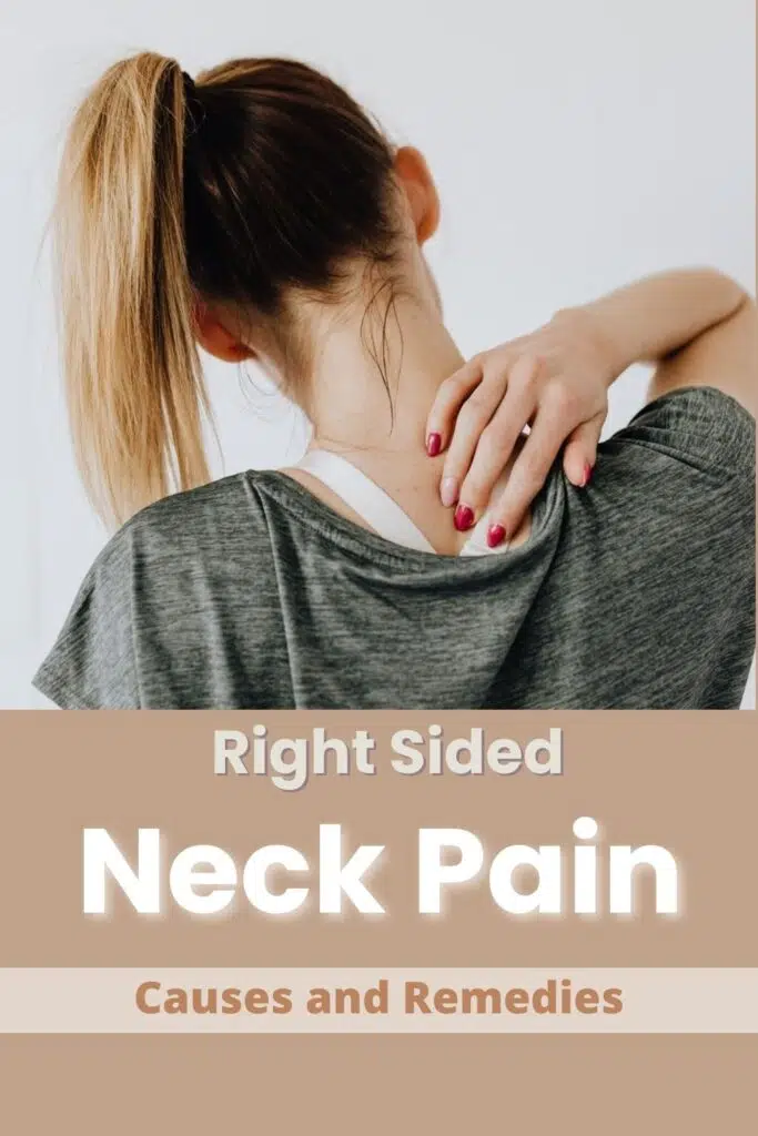 Right sided neck pain